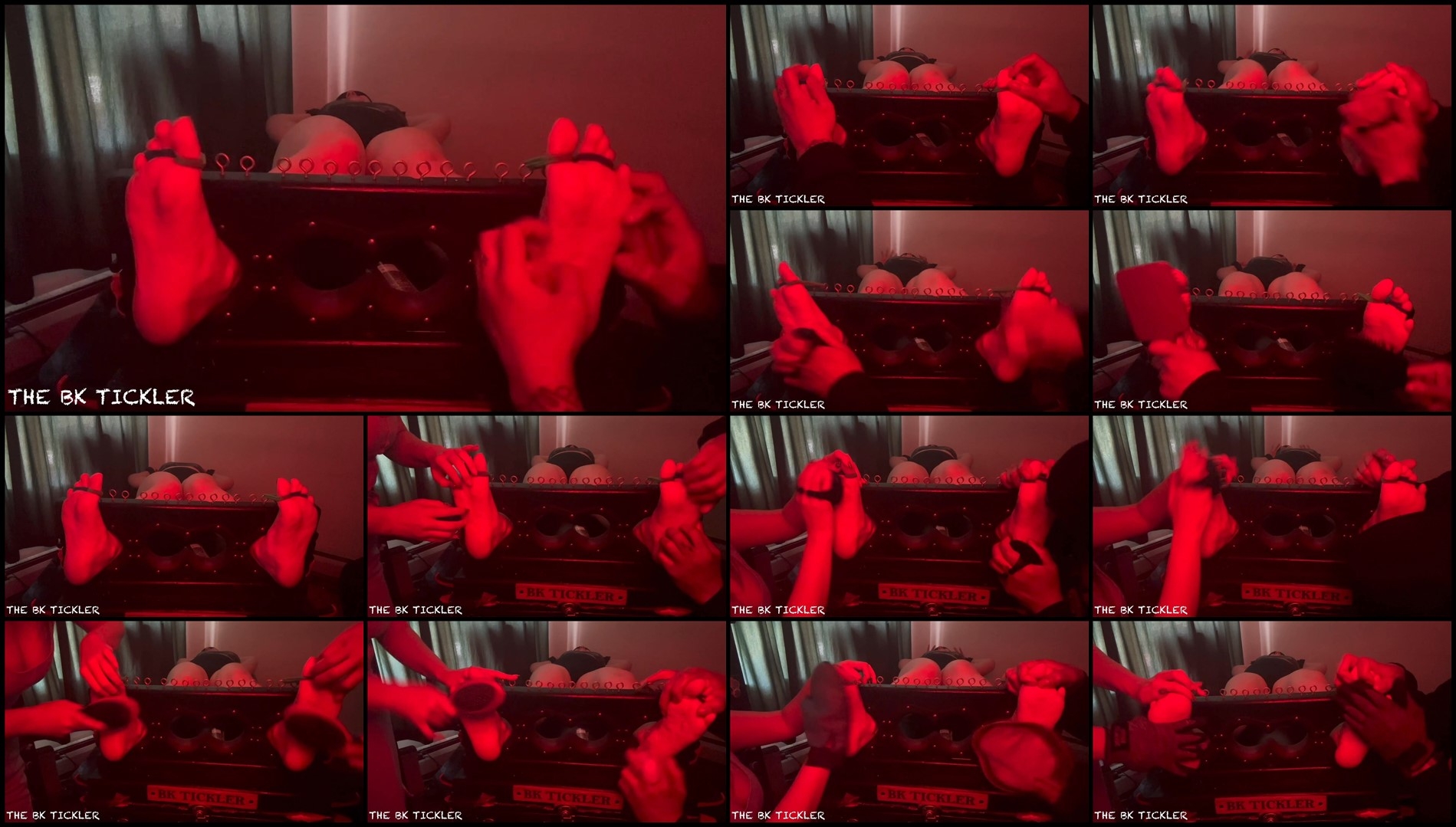TheBKTickler – THE RED LIGHT SPECIAL FAE'S 20 MINUTES OF TICKLE HELL! – PART 1- mff, TicklingFeet