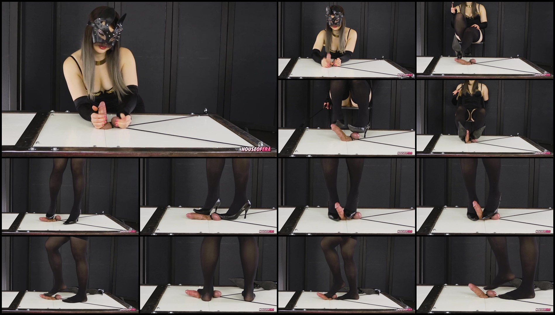 House of Era - Femdom Footjob with and Ball Stomping House of Era - Femdom Footjob with and Ball Stomping