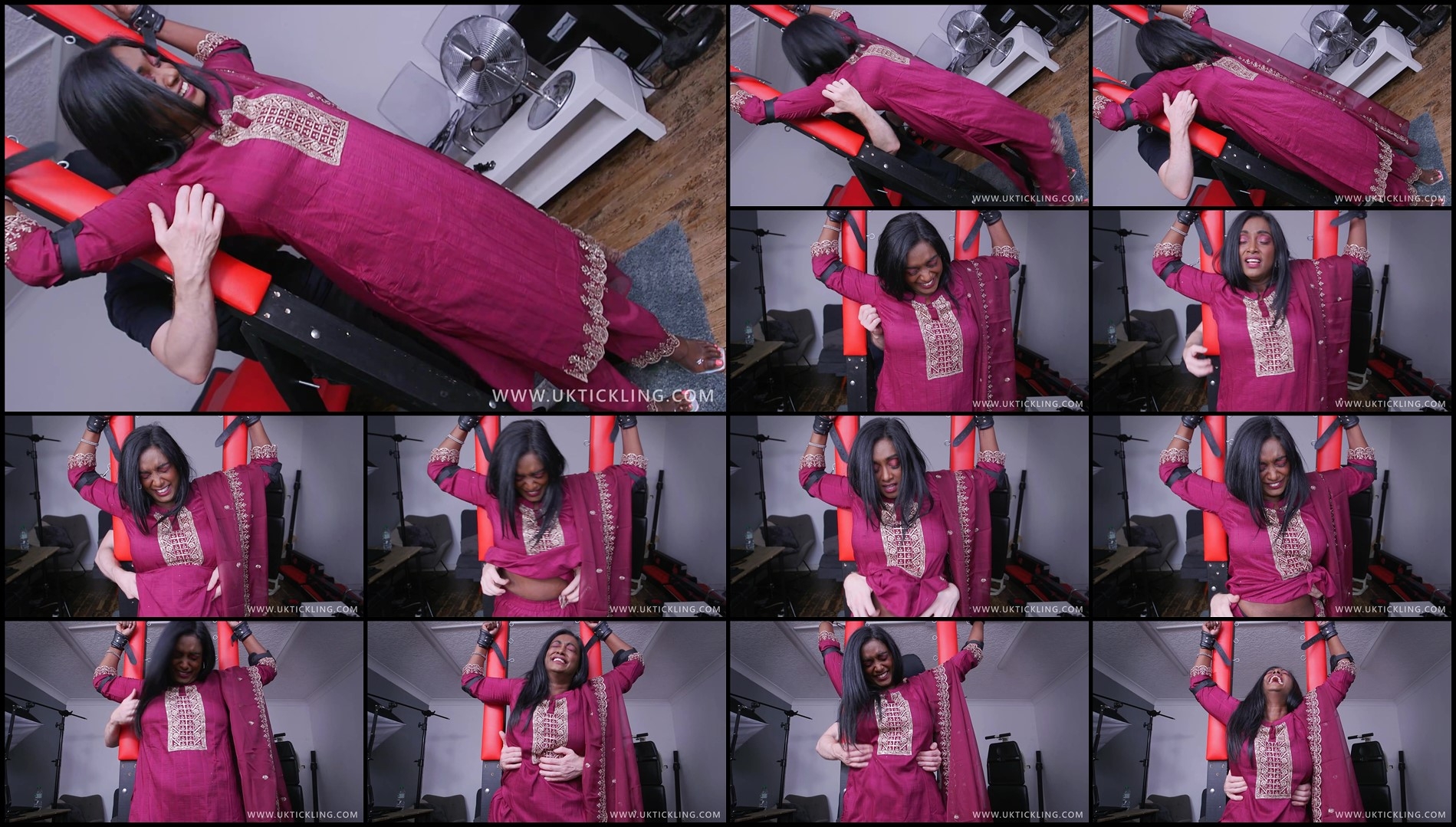 UKTickling – Violet 13- Ebony, mf, TicklingUpperBody