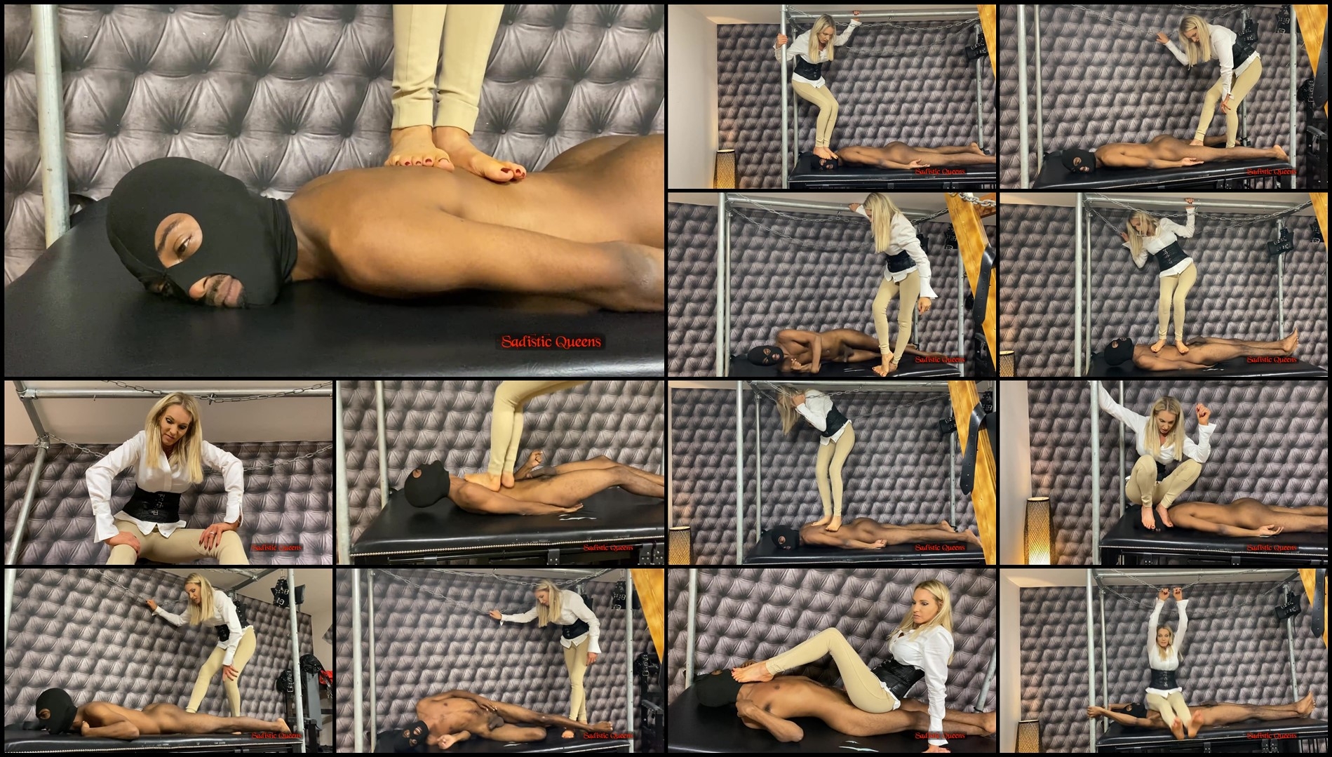 Sadistic Queens - Squishysax - Lady Dark Angel - Stomped All Over-Femdom