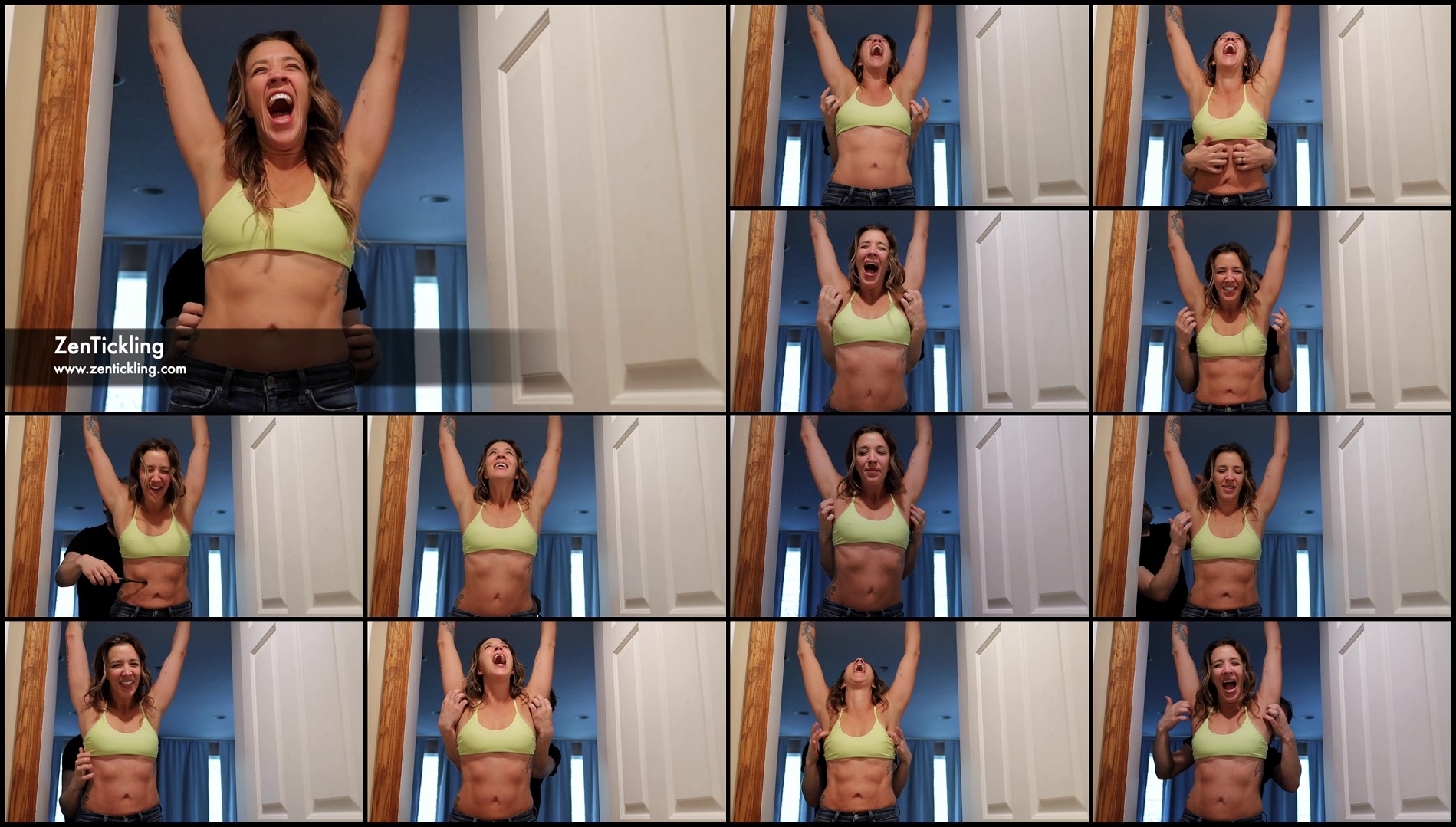 ZenTickling – Roxy's Dollar Bill Tickle Challenge Hold It Or Lose It All!- mf, TicklingUpperBody