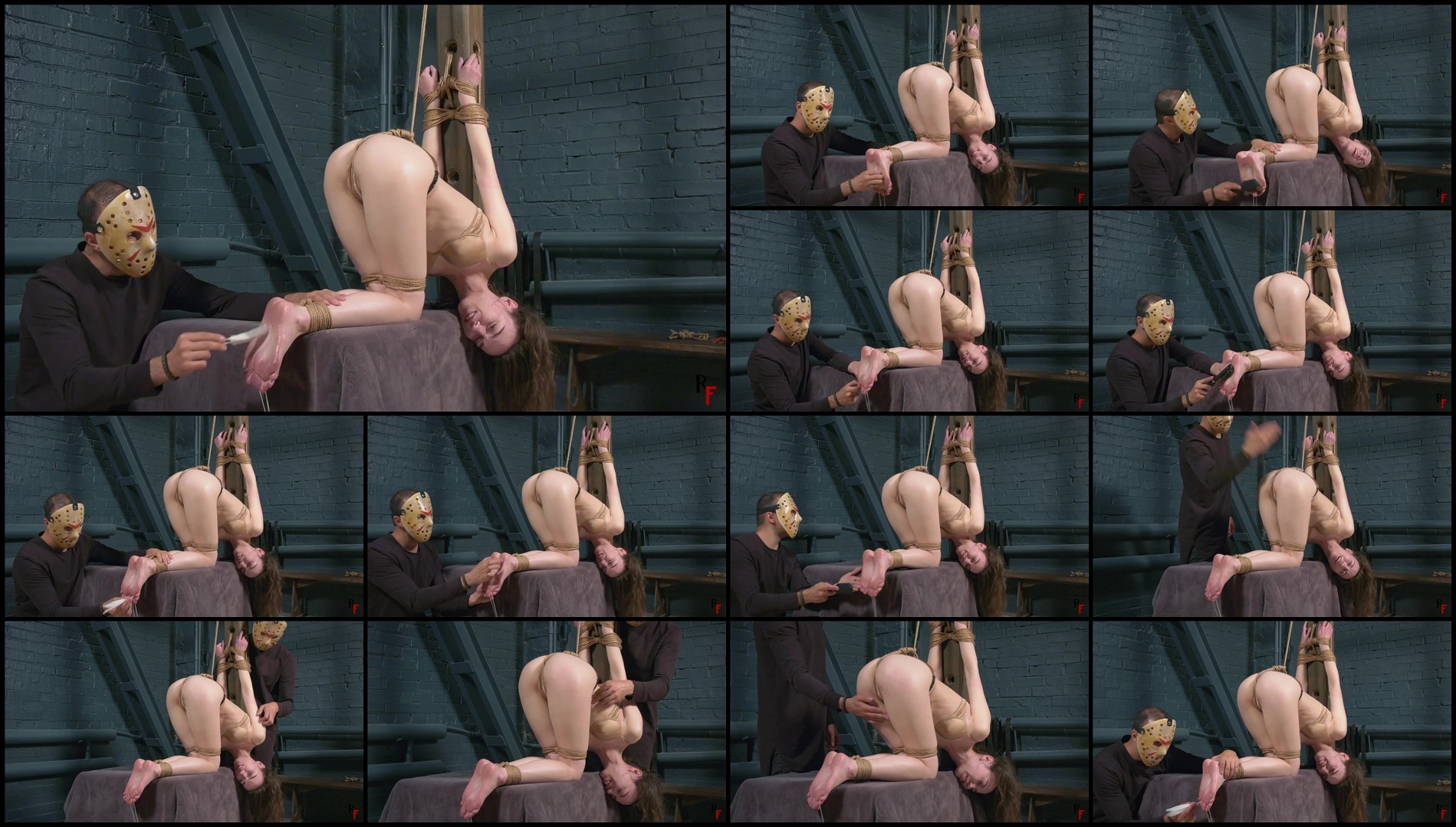 Captured Bound and Tickled in an Uncomfortable Position