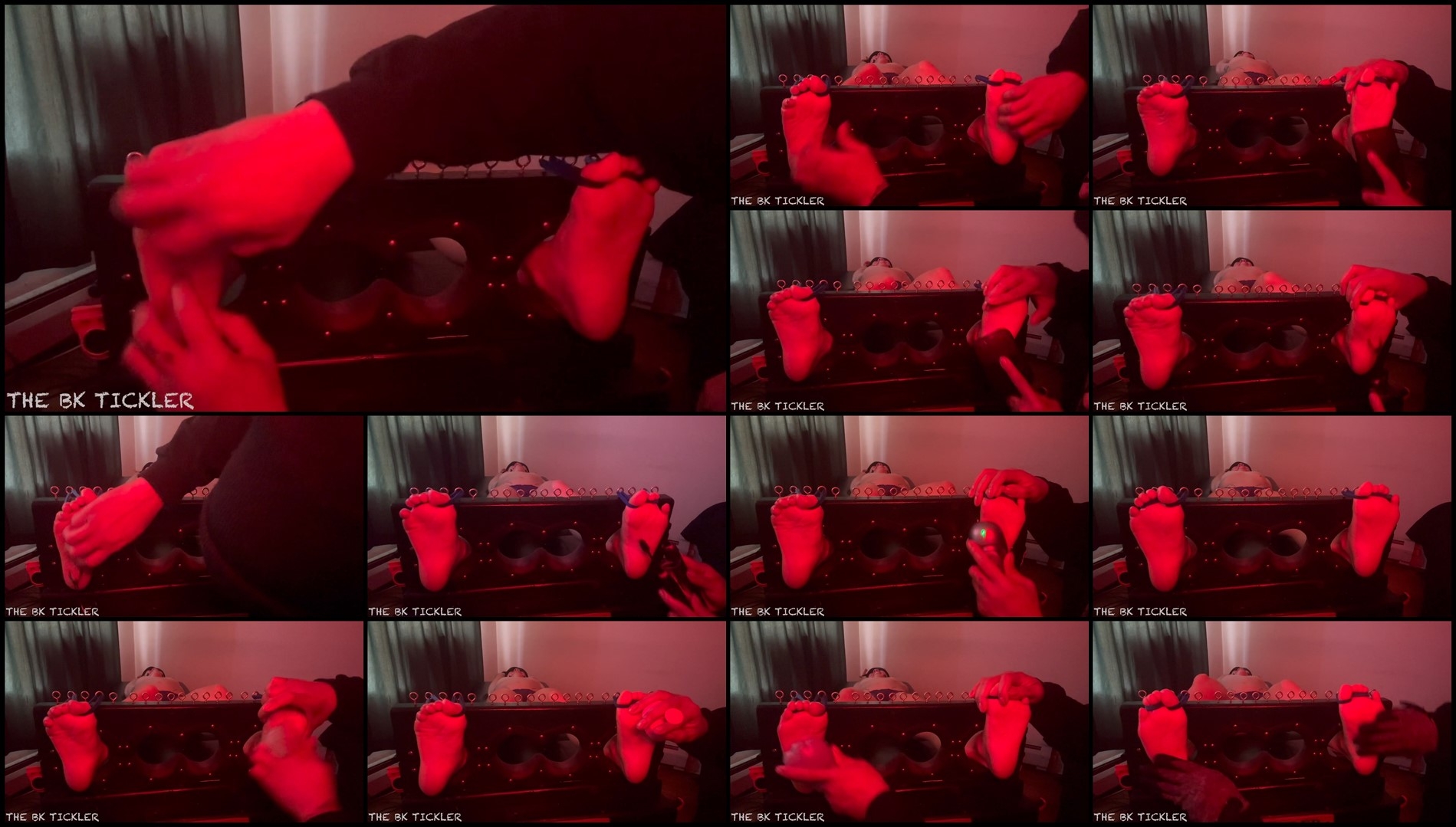 TheBKTickler – THE RED LIGHT SPECIAL KIARA'S 20 MINUTES OF TICKLE HELL! – FEET- mf, TicklingFeet
