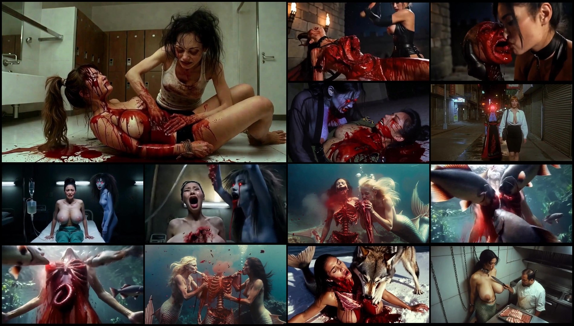 AI Generated Horror Compilation (Part 5) AI Generated Horror Compilation (Part 5)