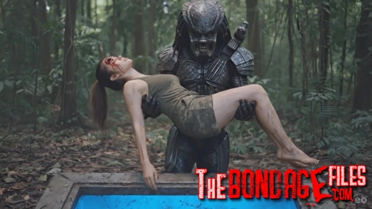 Asian Military Girls Hunted by Predators – Gore (AI)