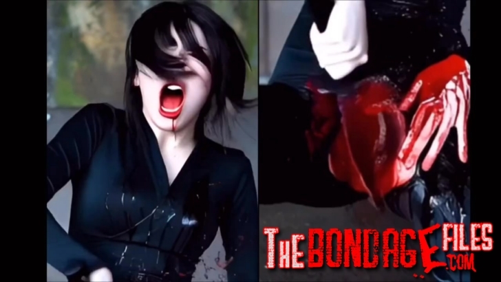 Kunoichi Slices Her Pussy Open AI