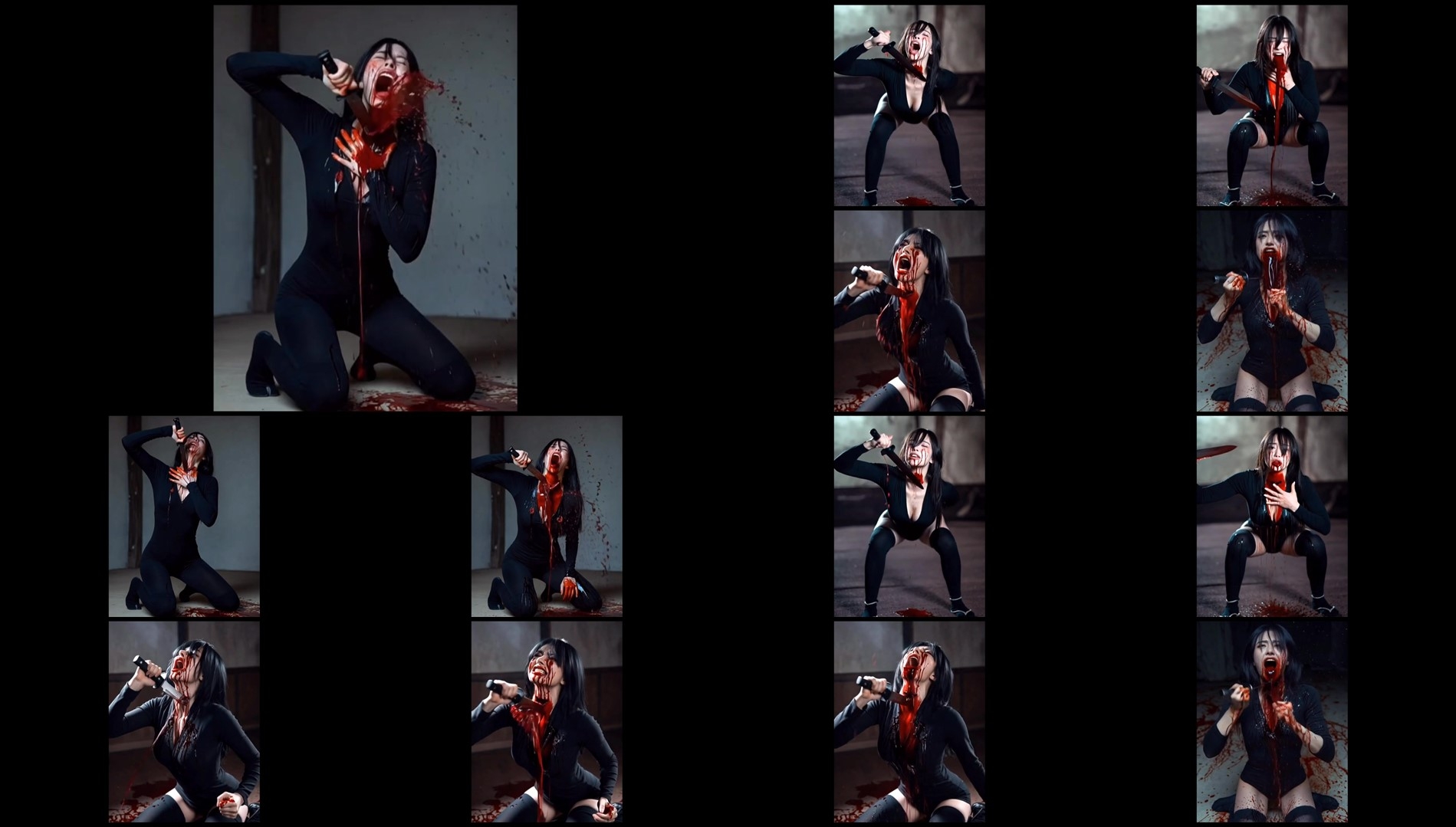 Kunoichi Throat Slicing Collection AI Kunoichi Throat Slicing Collection AI