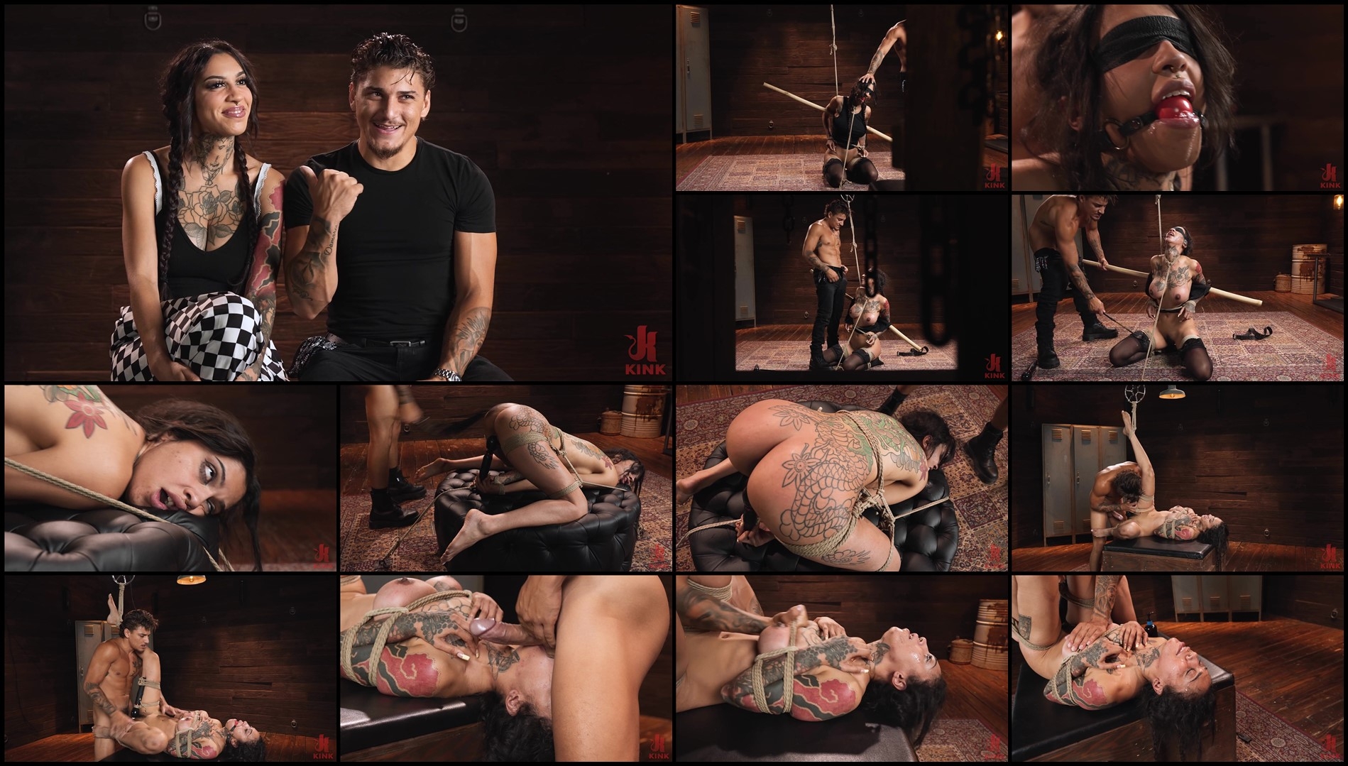 Ravyn Alexa - Pussy Possession and then Ravyn gets a throat-full of thick cock  Now bound on a le